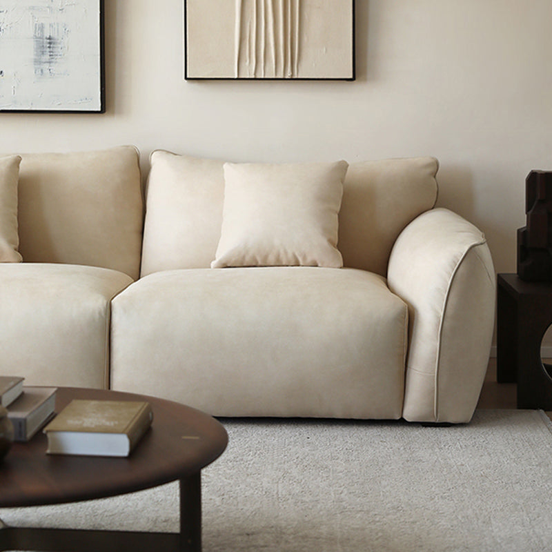 Minimalist Beige Milano Moda Sofa-Beige