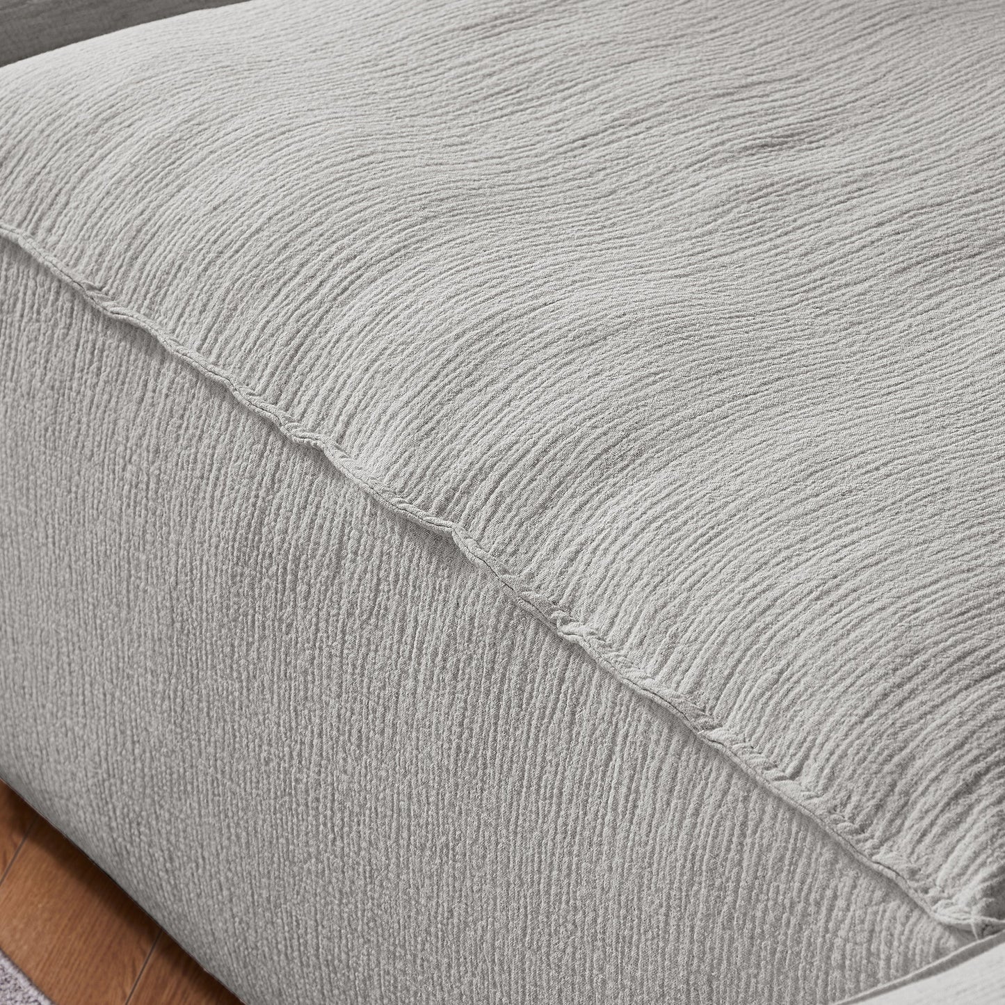 Freedom Modular White Double Sided Sectional Sofa-Gray