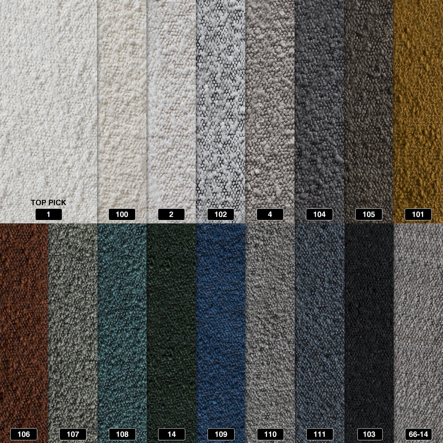 Cushy Cream Boucle Fabric Tufted Sofa With Ottoman-Customized Color