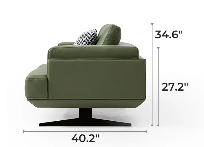 Olivia Top Grain Genuine Leather Sofa
