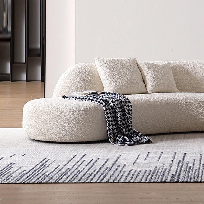 Crescent Bay Wabi Sabi Gray Sofa-White