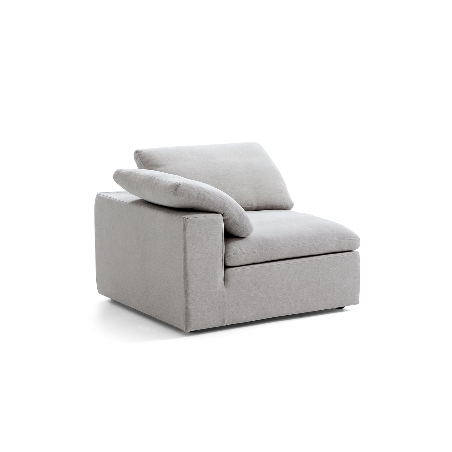 Tender Wabi Sabi Light Gray Sofa Bed-Gray