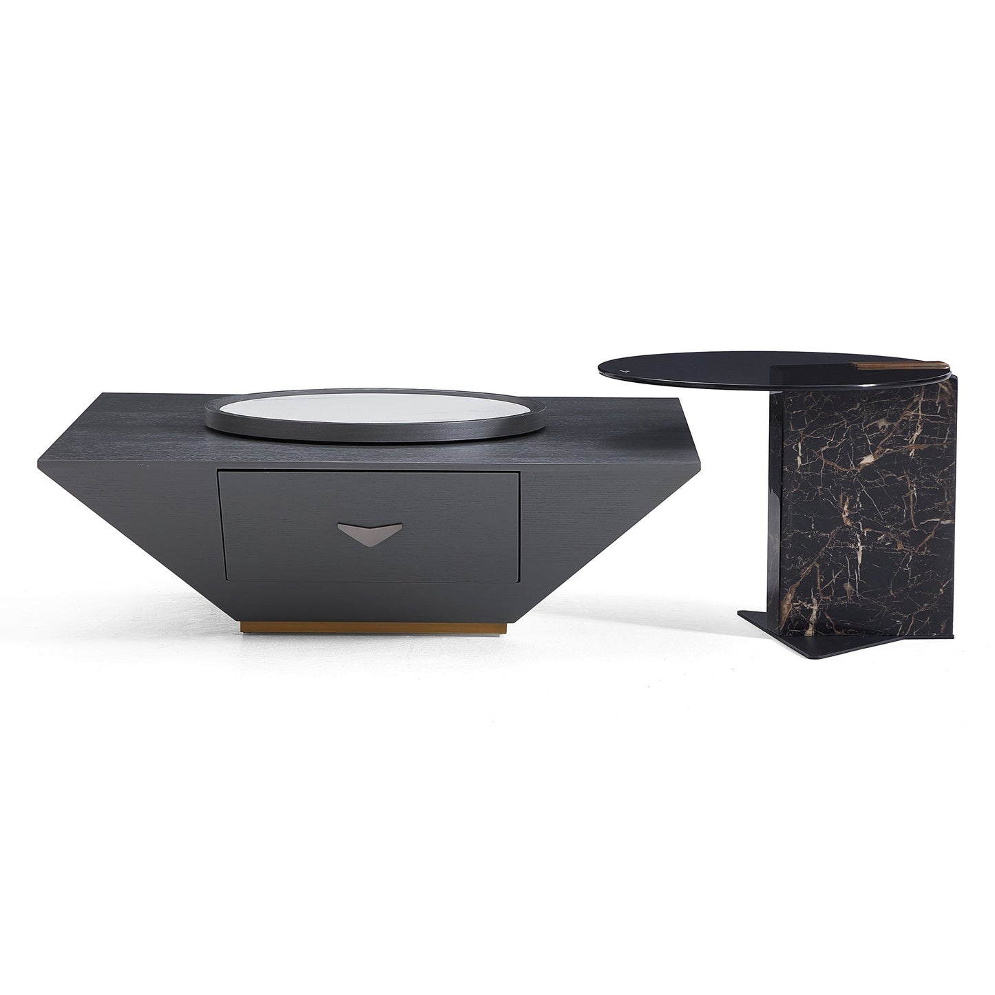 Luxe Legacy Coffee Table Set-46.1″ & 23.6″