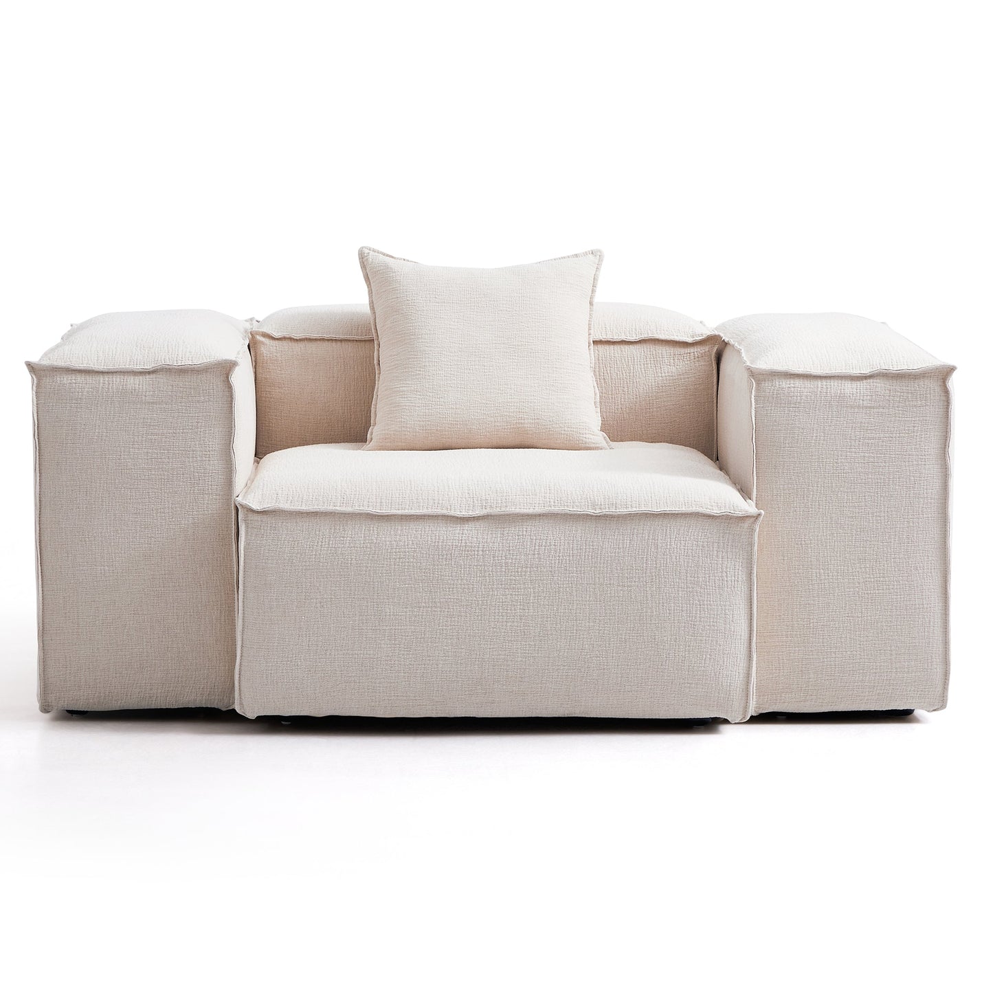 Freedom Modular Khaki Accent Armchair-Khaki-High