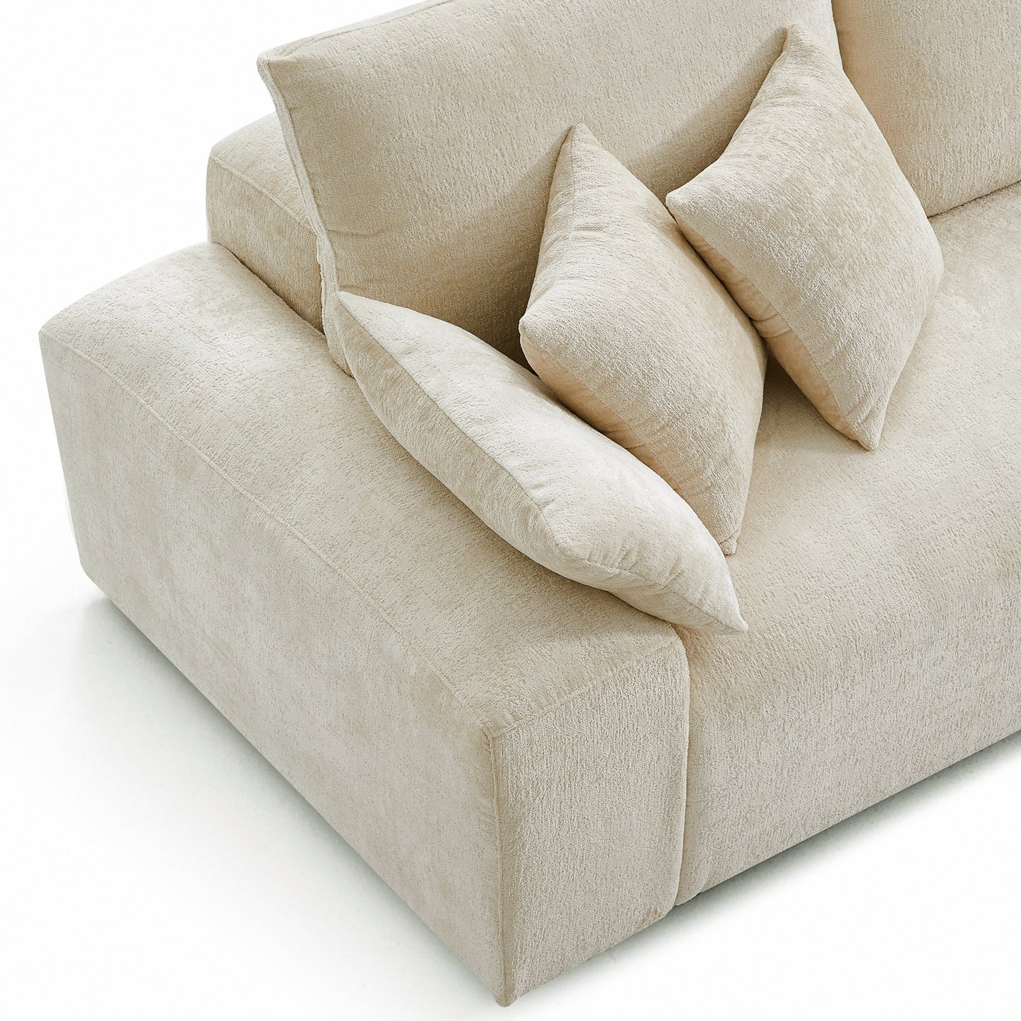 The Empress Beige Sofa-Beige