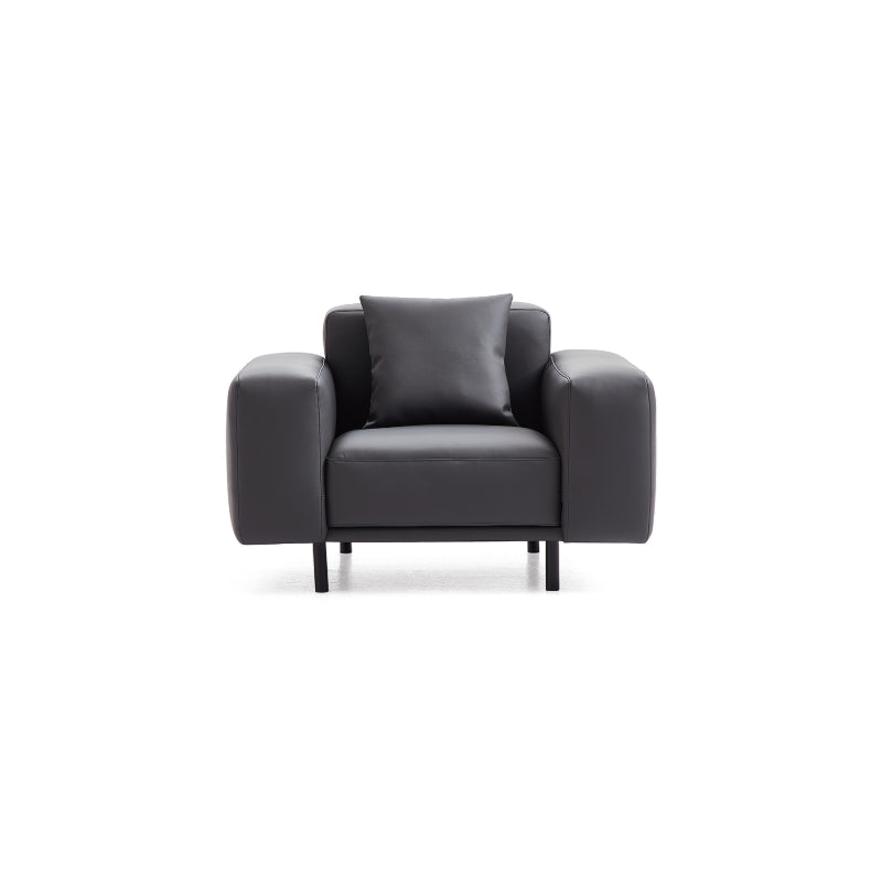 Fauteuil canapé en cuir noble