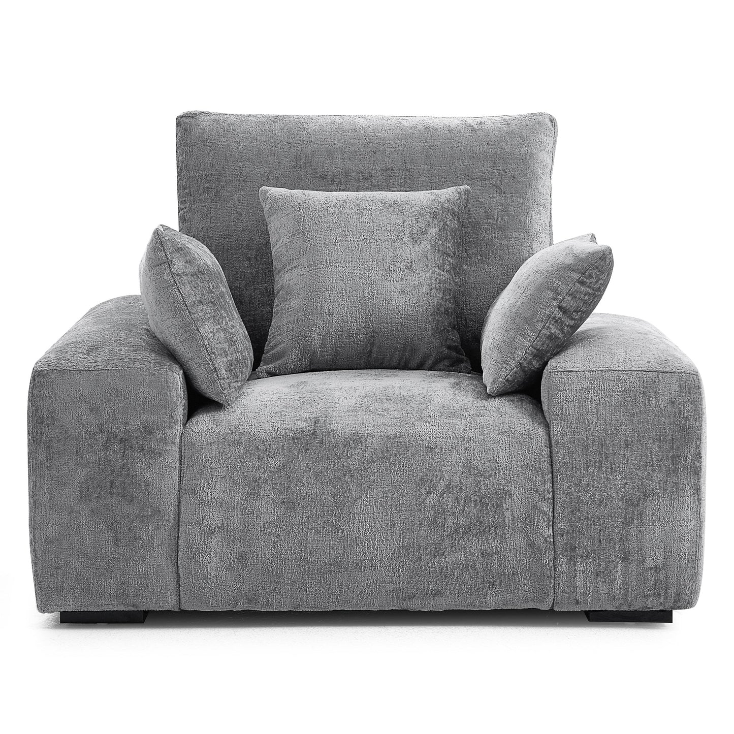 The Empress Camel Armchair-Gray