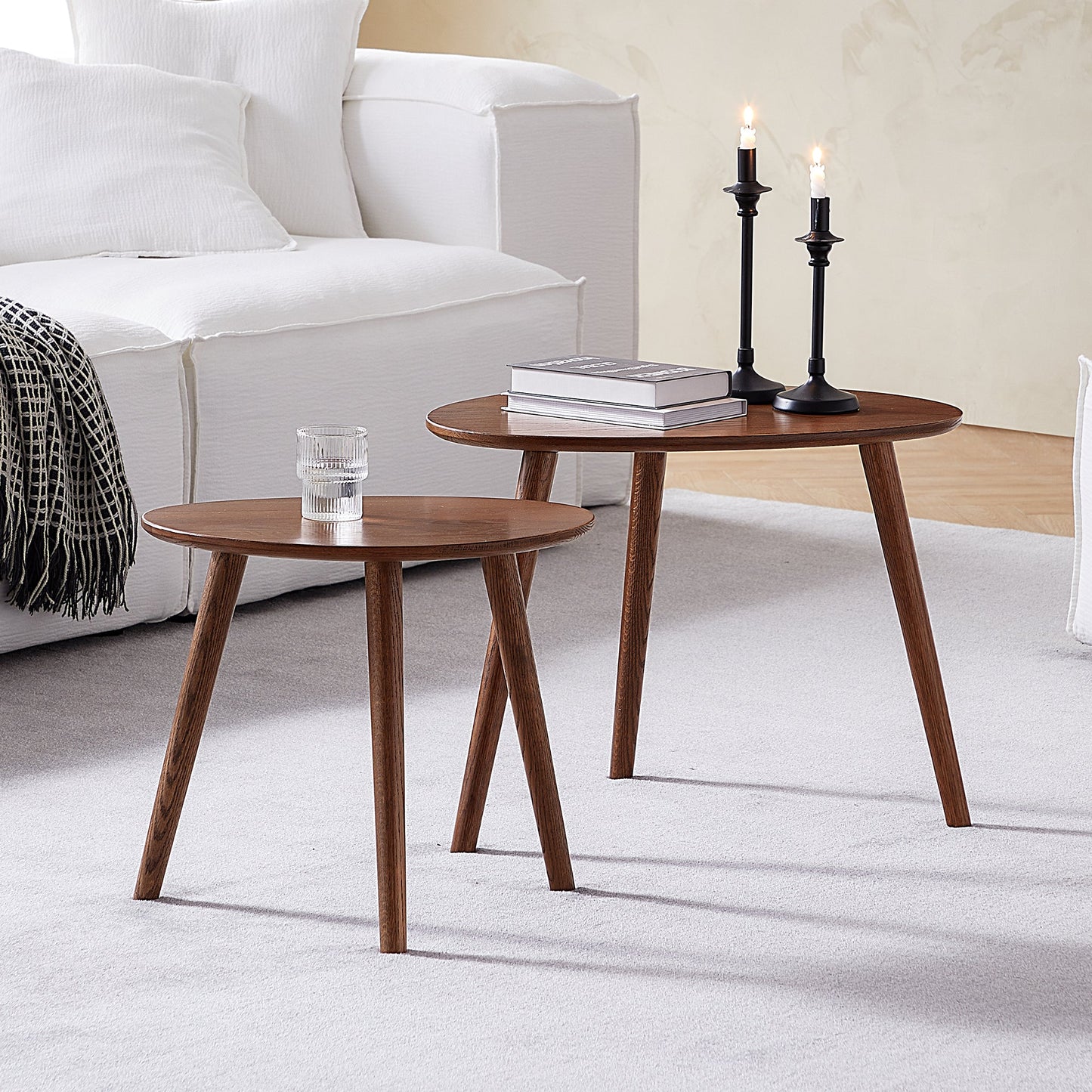 Woody Coffee Table Set-Walnut