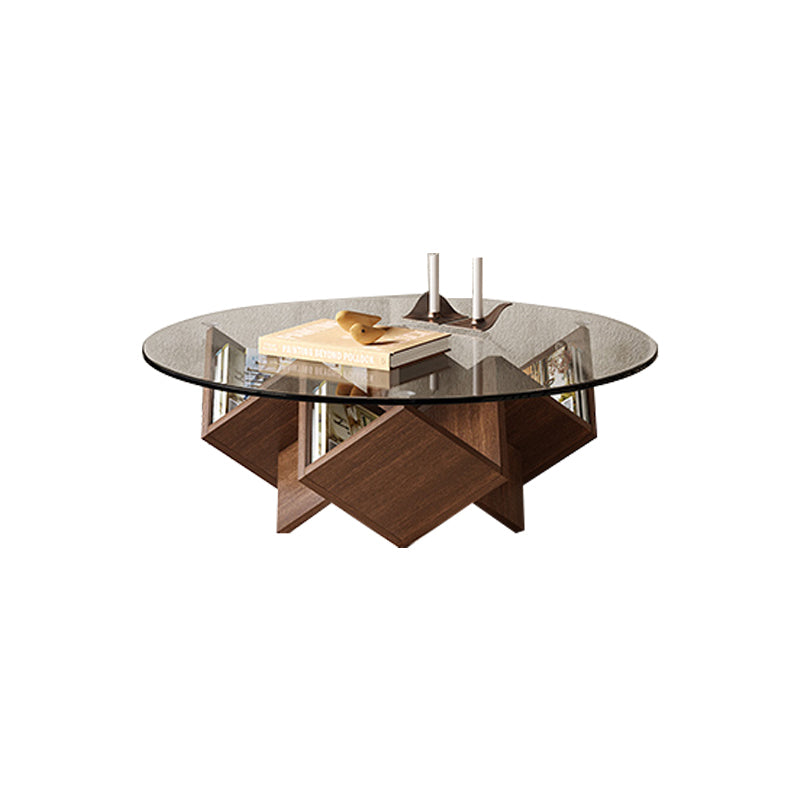 Scandinavian Magic Cube Glass Coffee Table-35.4″