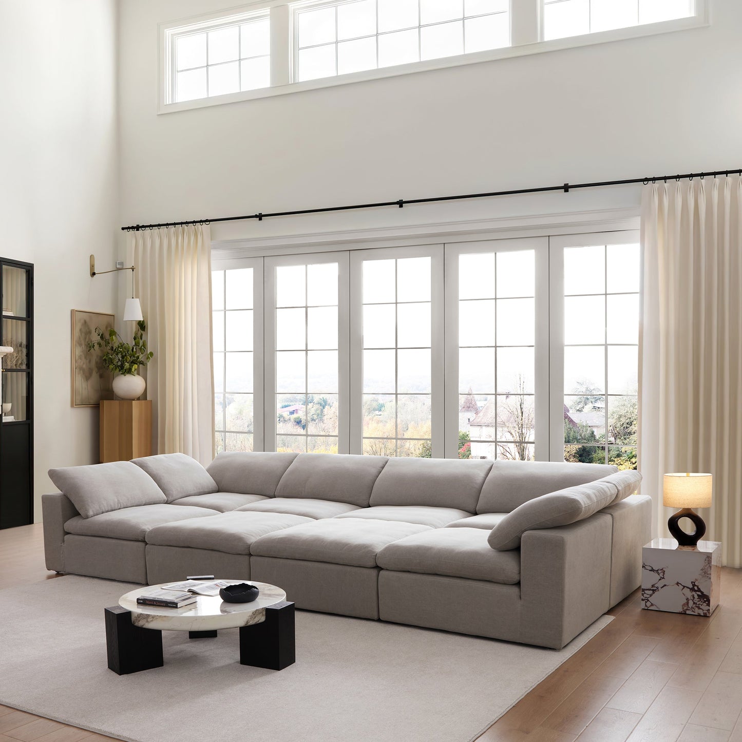 Tender Wabi Sabi Gray Sofa Bed-Gray