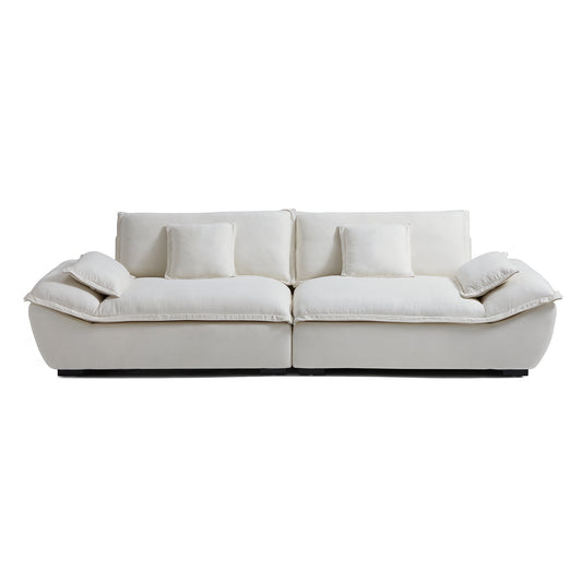 Casper Sailboat Fabric Sofa-Beige