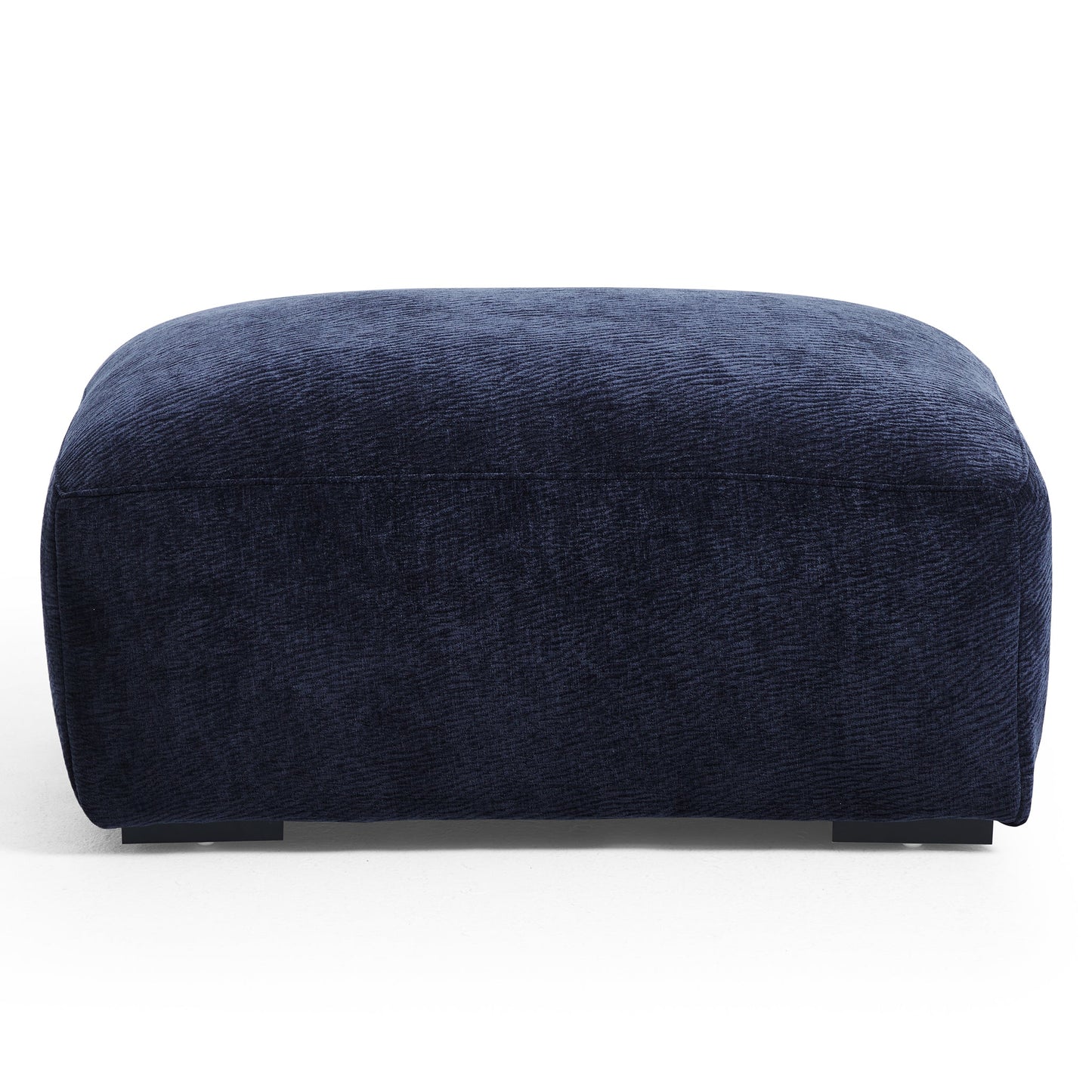 The Empress Navy Blue Sofa and Ottoman-Navy Blue