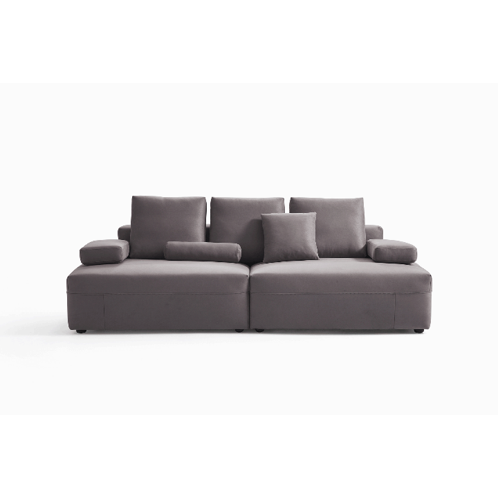 Composition Wabi Sabi Gray Sofa-Gray
