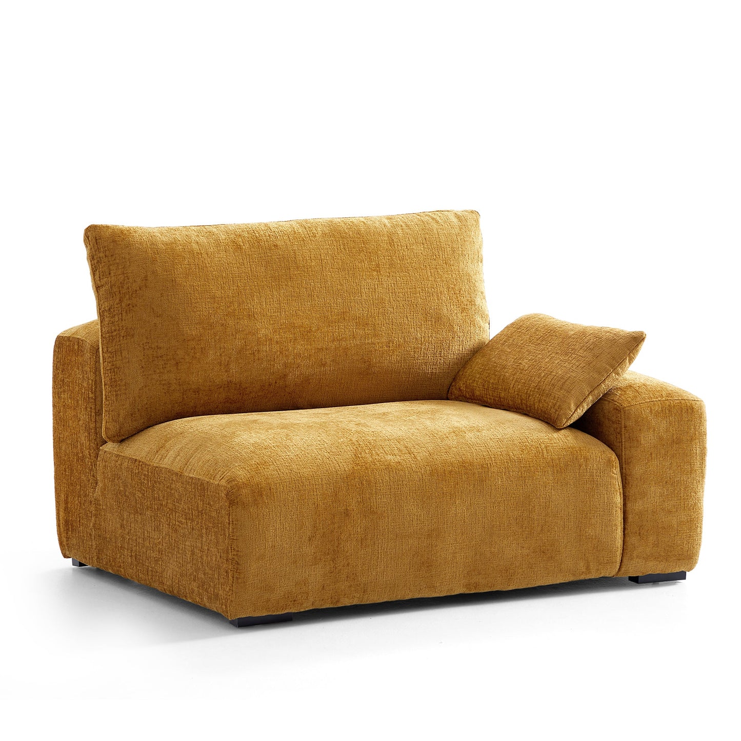 The Empress Gray Sofa-Yellow