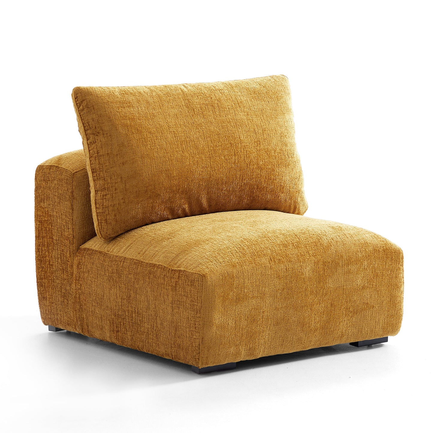 The Empress Gray Sofa-Yellow