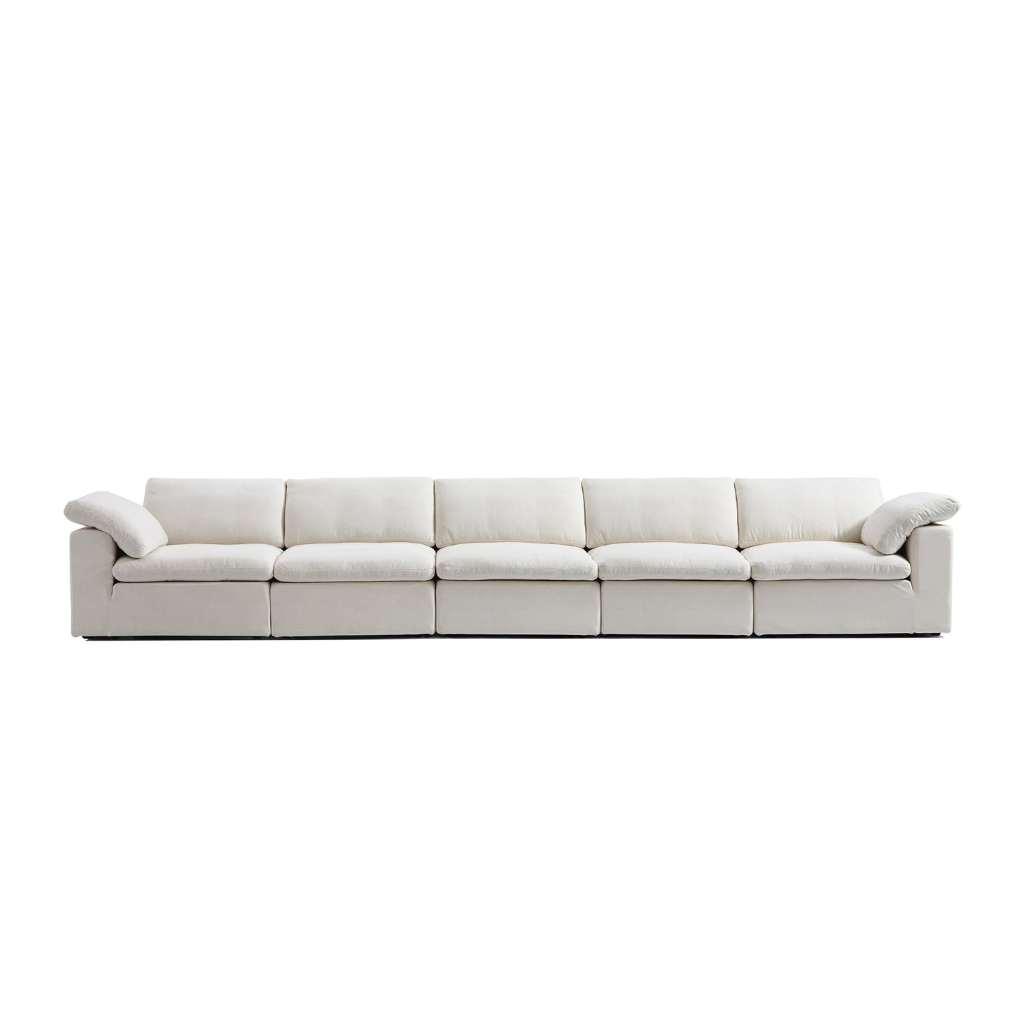 Tender Wabi Sabi Beige Sofa-Beige-202.8"