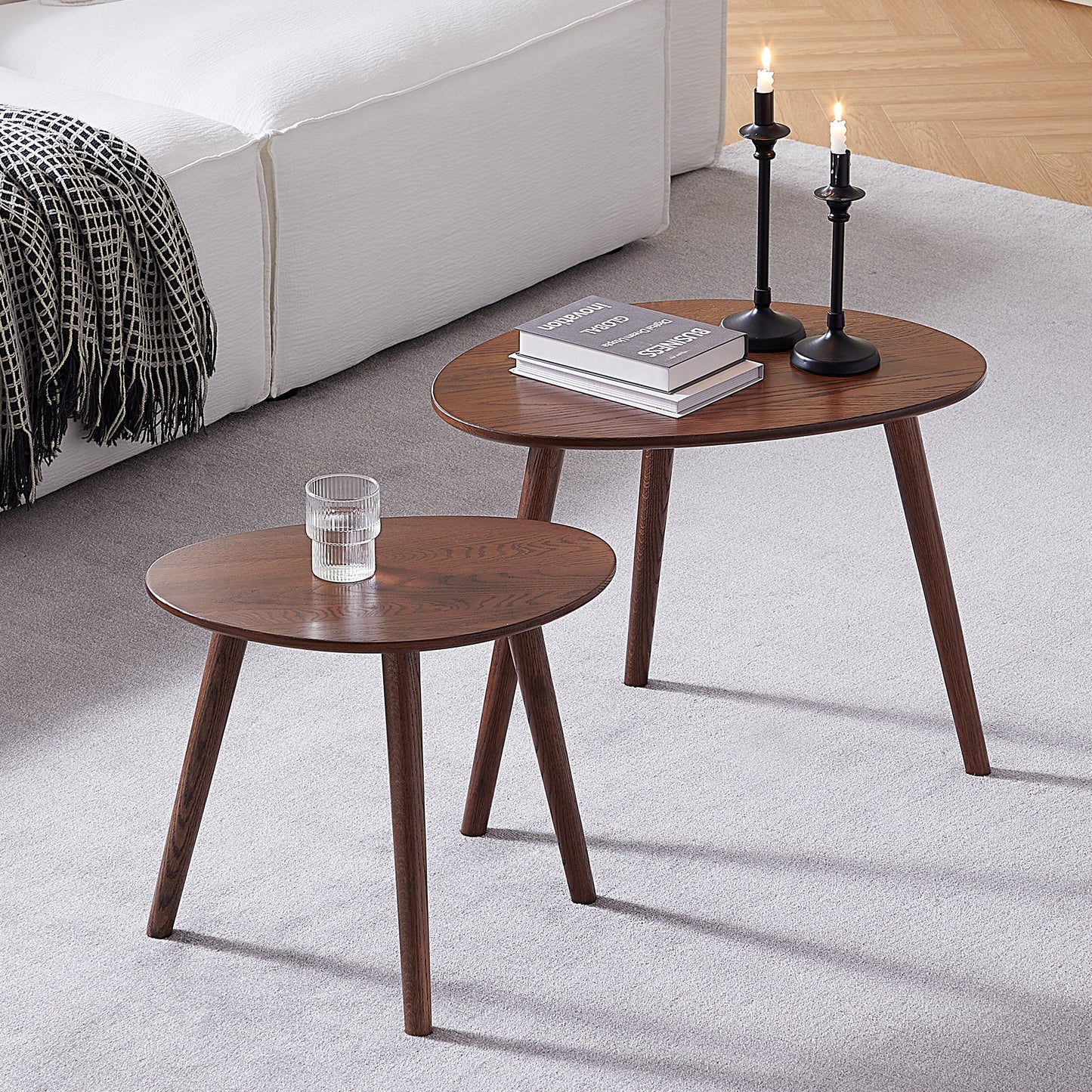 Woody Coffee Table Set-Walnut