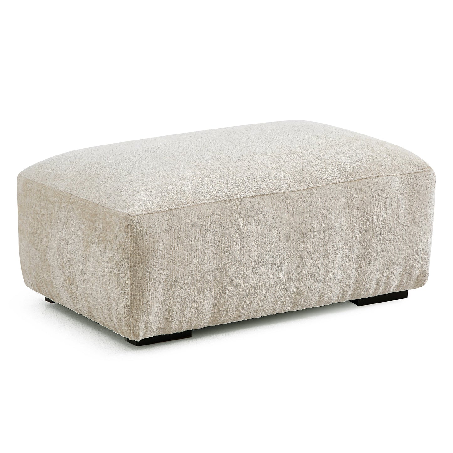 The Empress Yellow Sofa and Ottoman-Beige