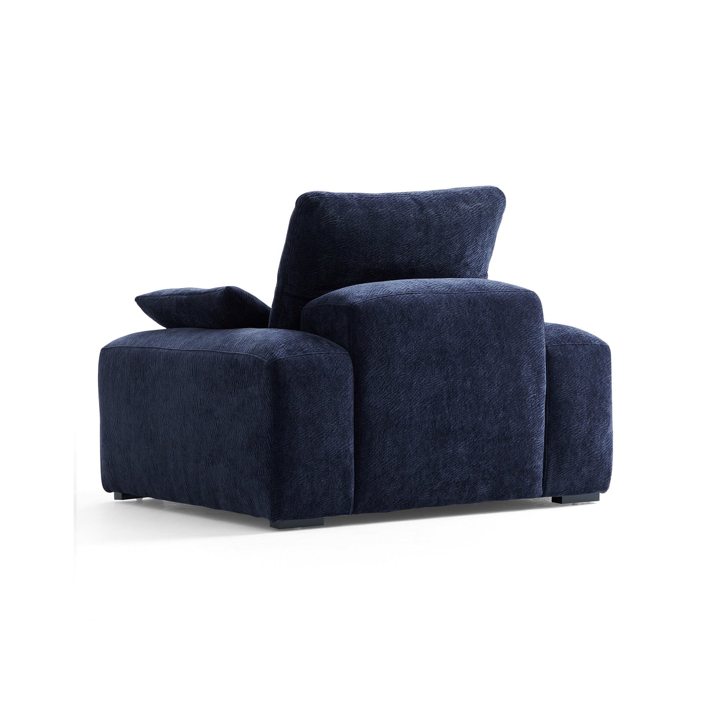 The Empress Navy Blue Armchair-Navy Blue