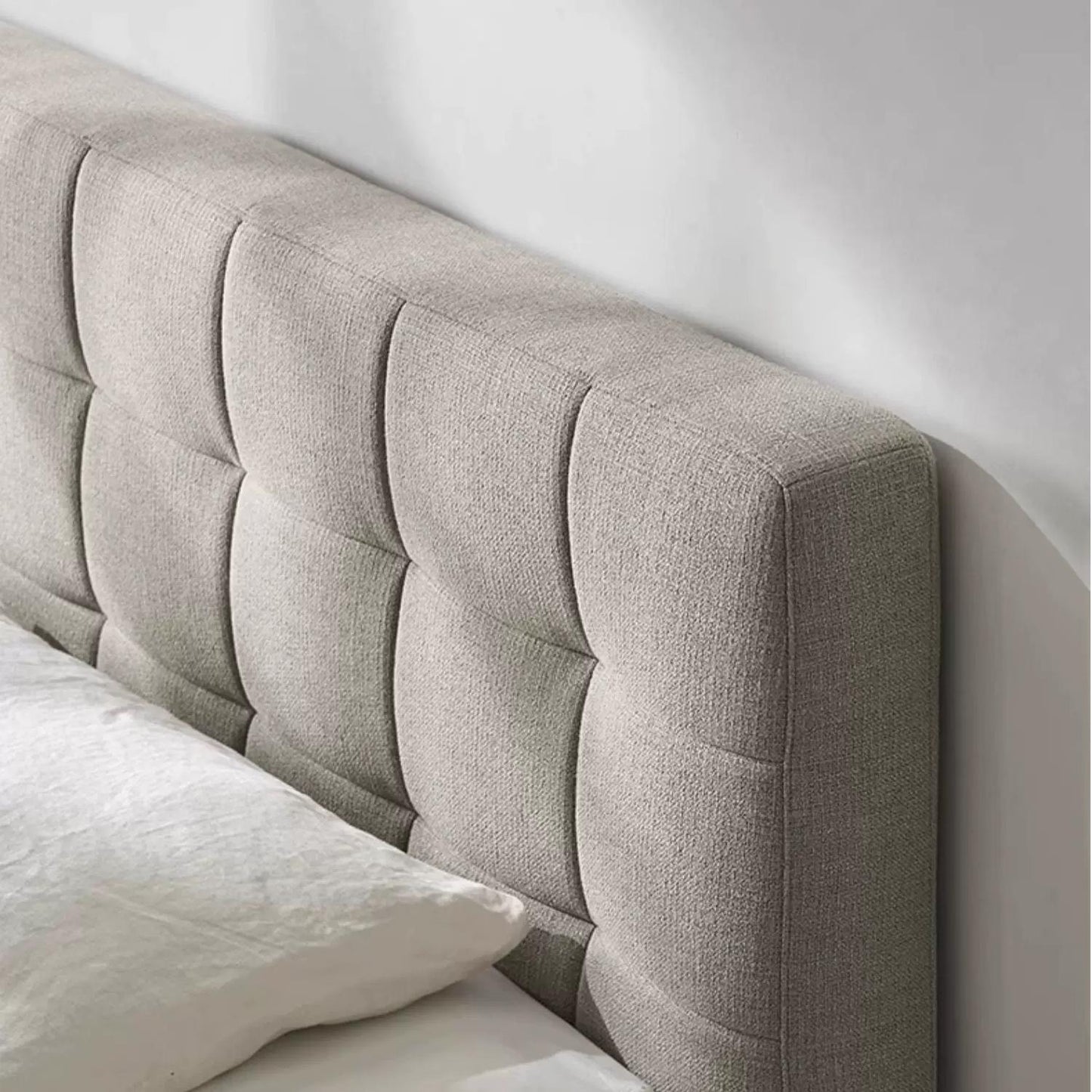 Sugar Cube Fabric Bed-Gray