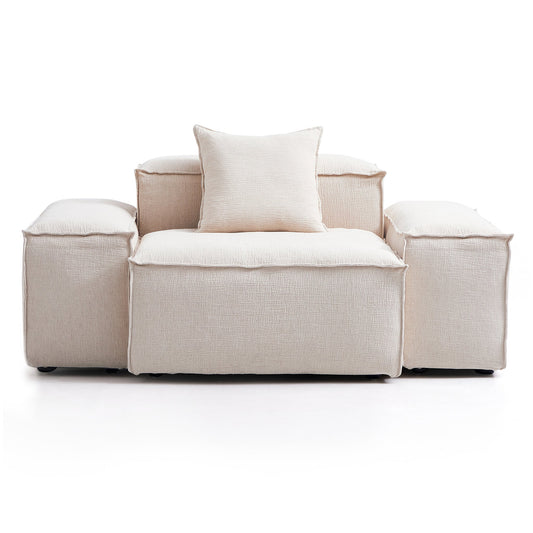 Freedom Modular Khaki Accent Armchair-hidden
