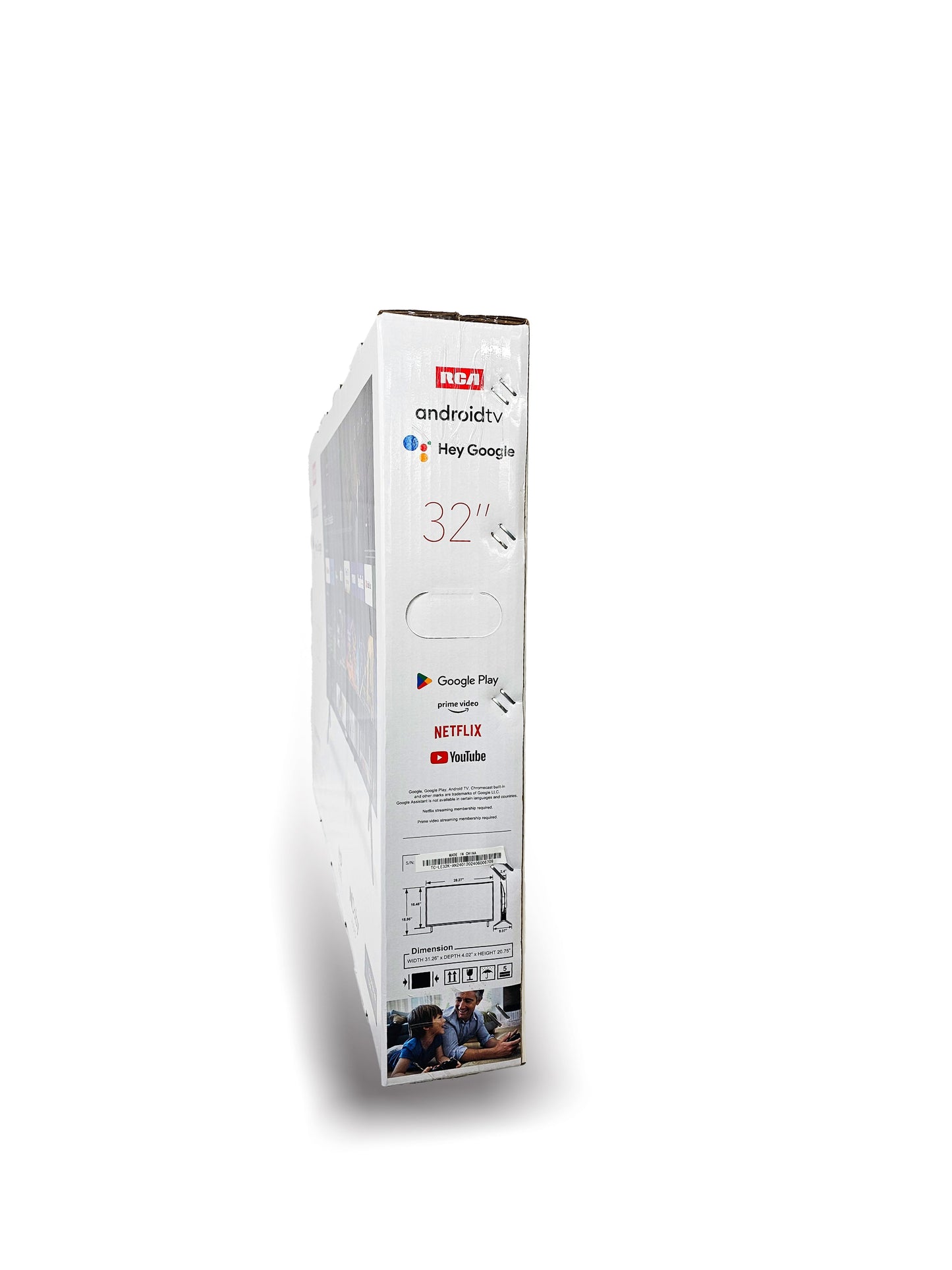 Téléviseur LED intelligent HD RCA 32 pouces (720p) (TC-LE32K-AN2401) Android