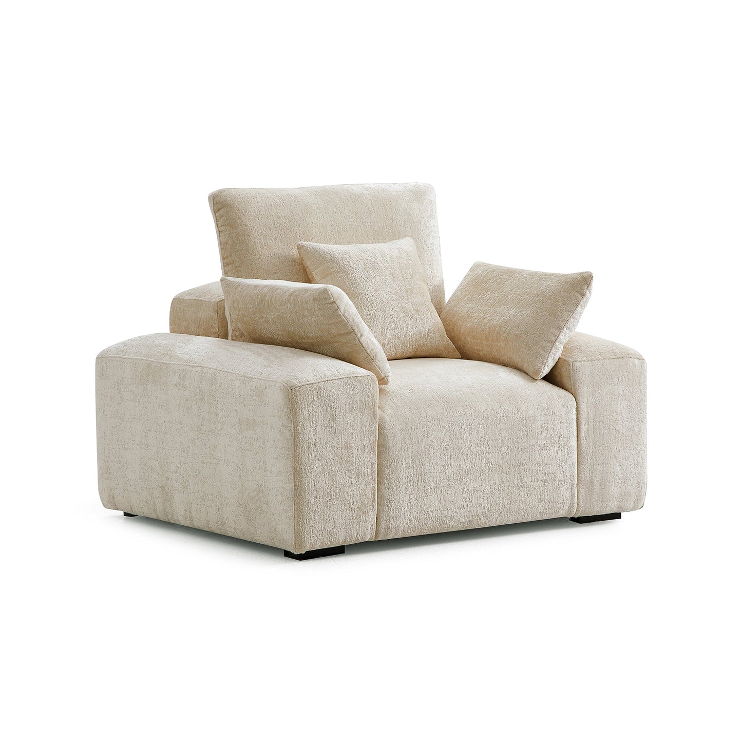 The Empress Camel Armchair-Beige