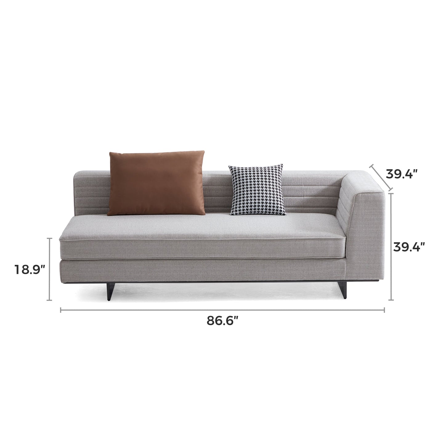Brandy Middle Seat-Gray