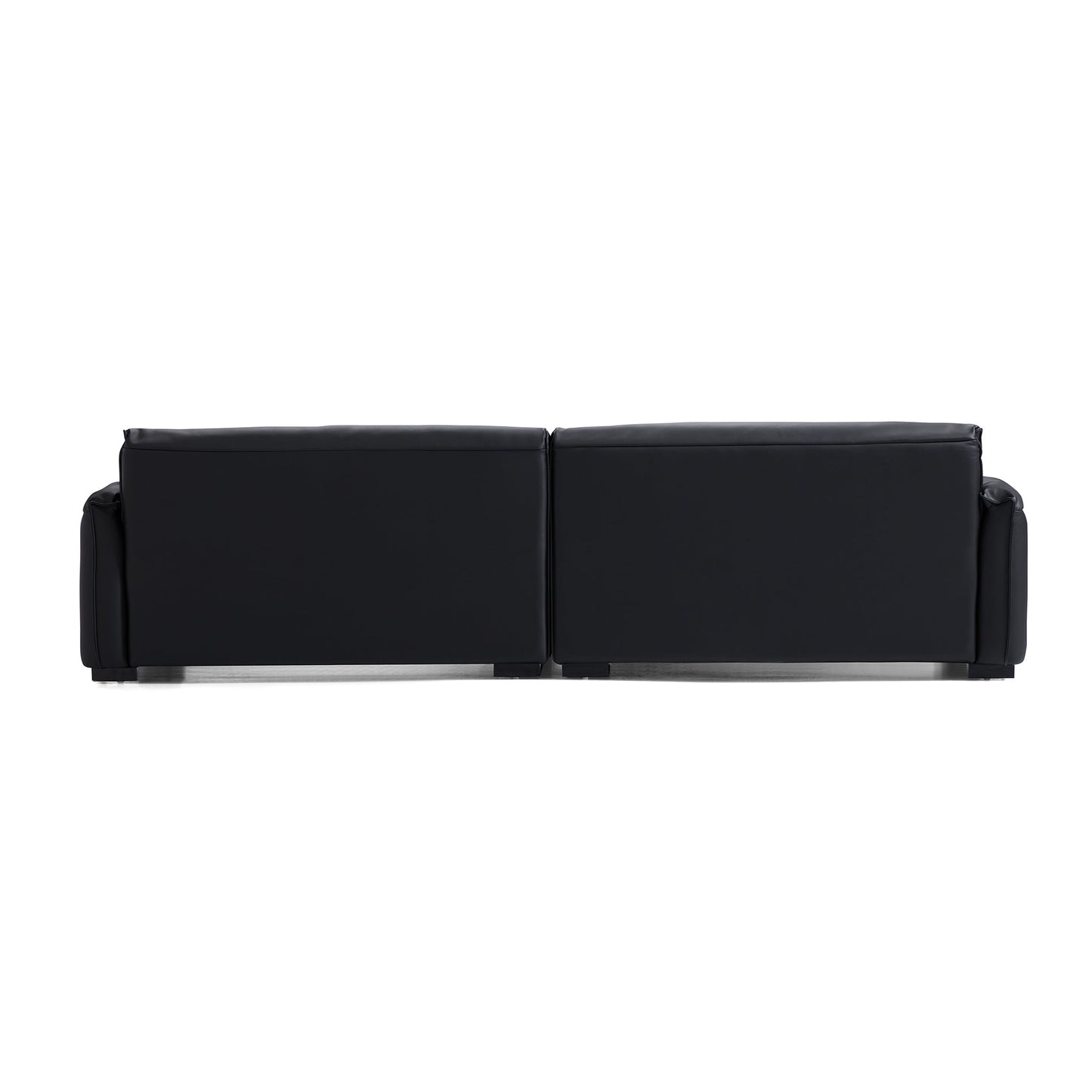 Anorea Contemporary Minimalist Sofa-Black