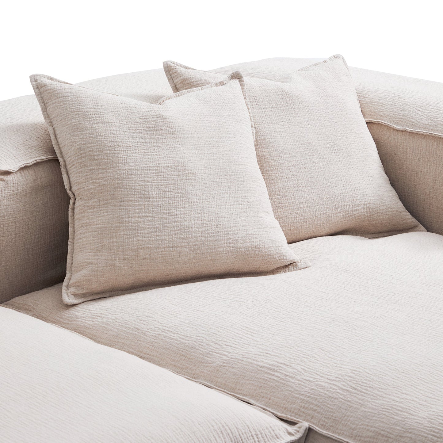 Freedom Modular Khaki U Shaped Sectional Sofa-Khaki