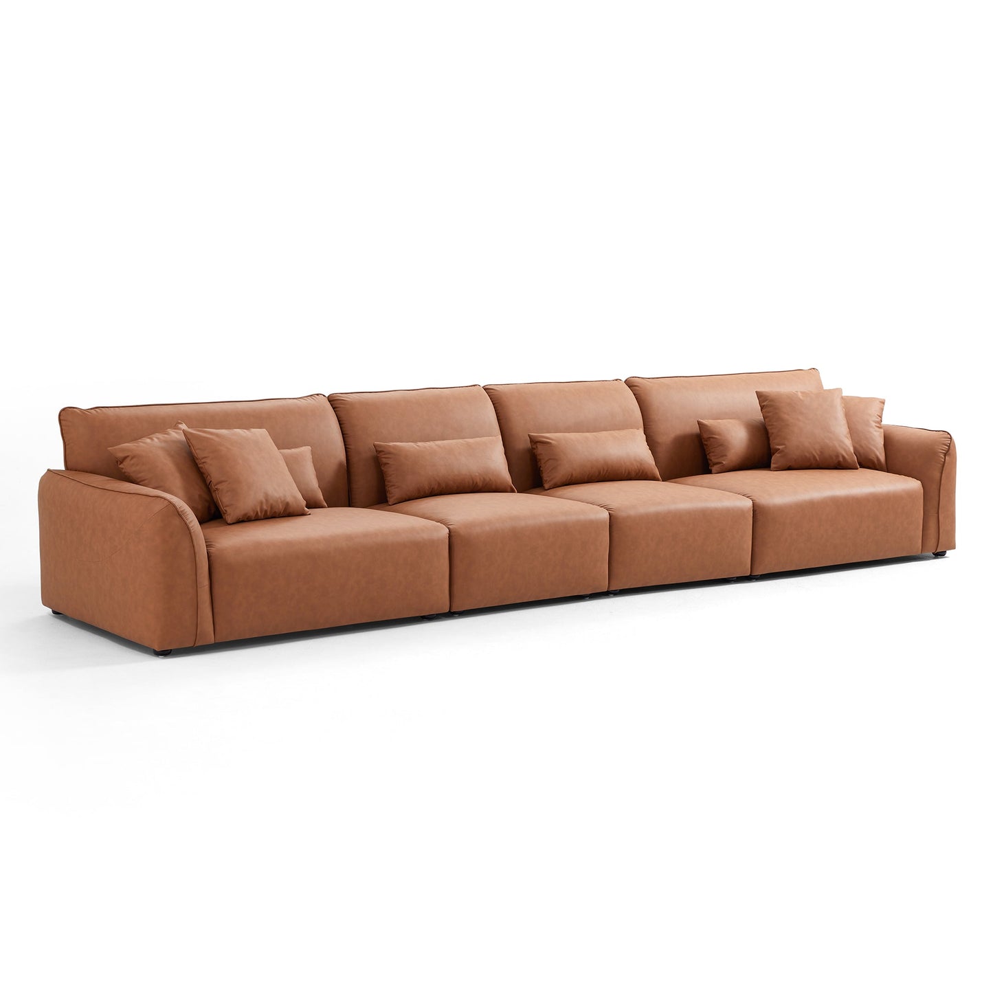 Canapé minimaliste marron Milano Moda