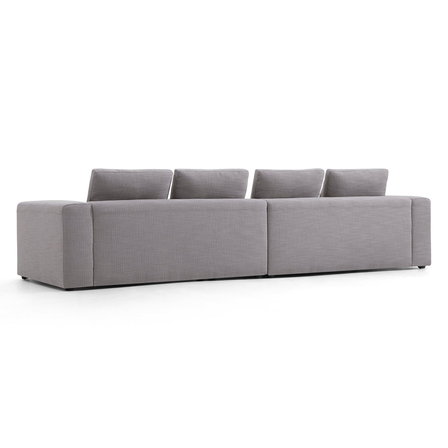 Nathan Modular Light Gray Polyester Fabric Sofa-Light Gray
