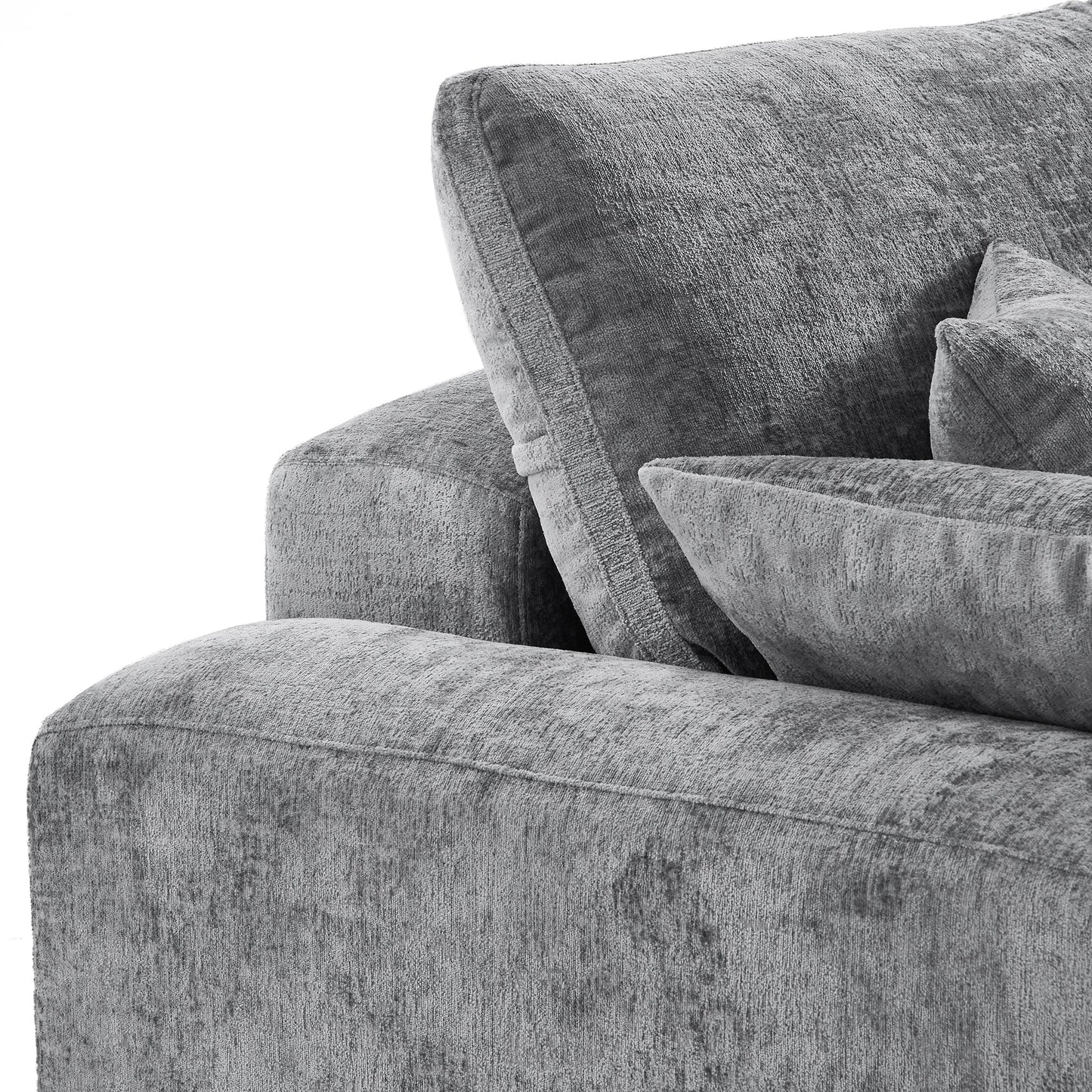 The Empress Beige Sofa-Gray