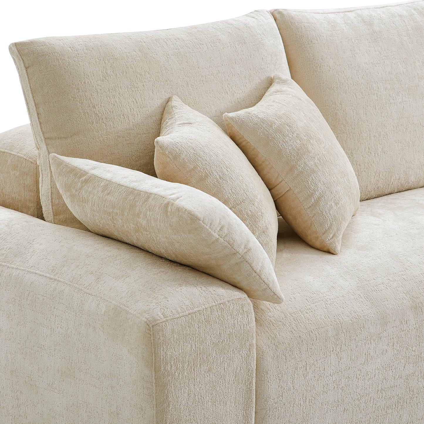 The Empress Beige Sofa-Beige