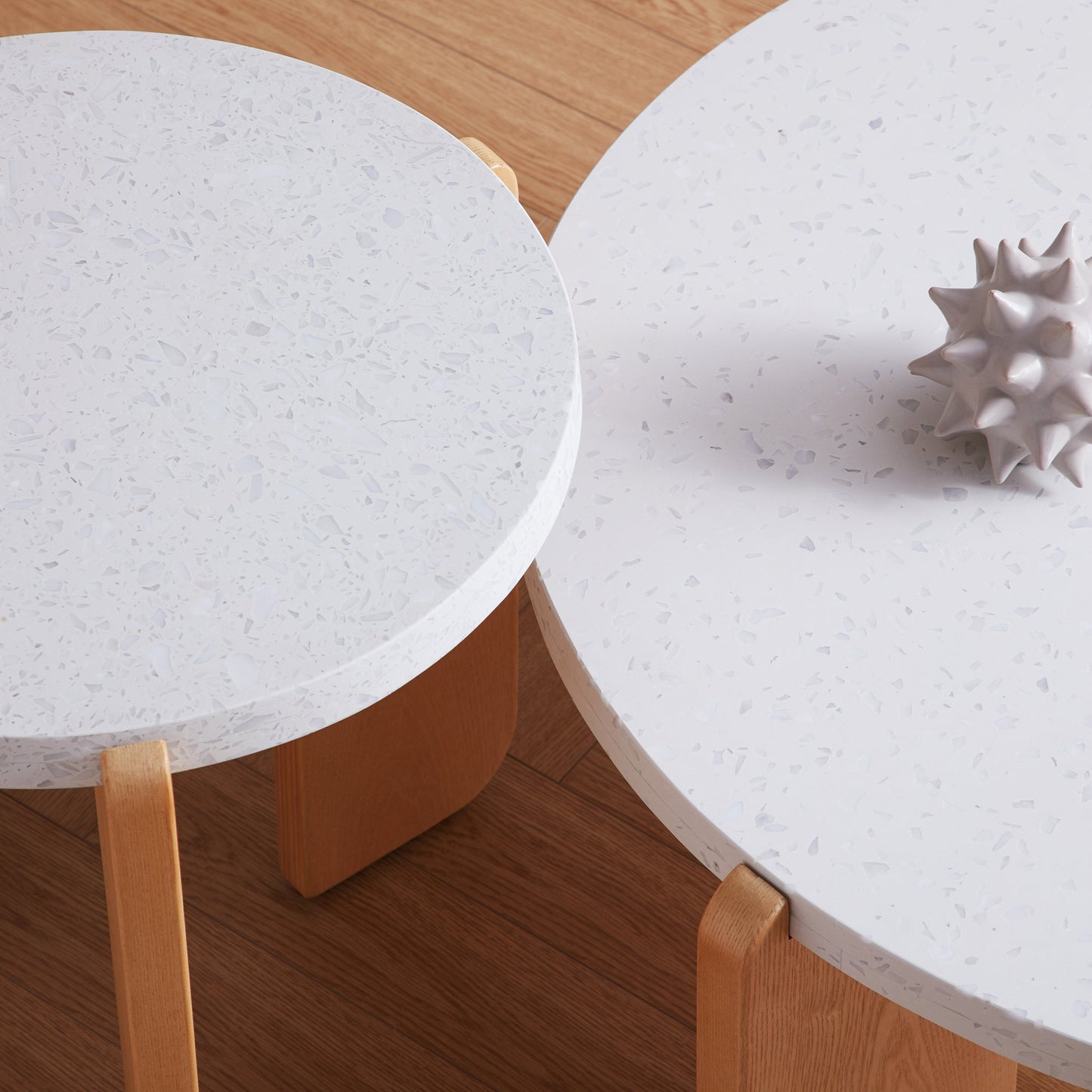 Terrazzo Coffee Table-35.4″ & 19.7″