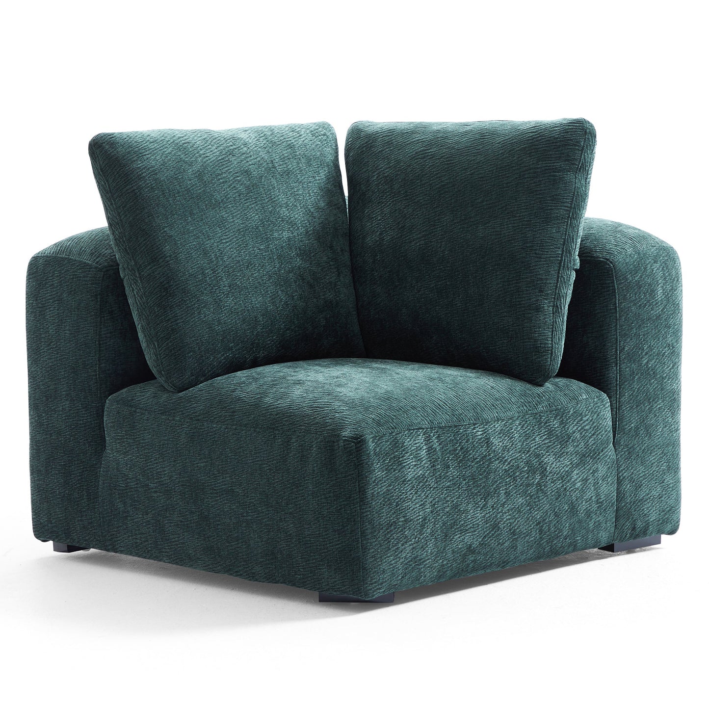 The Empress Green Corner Sectional-Green
