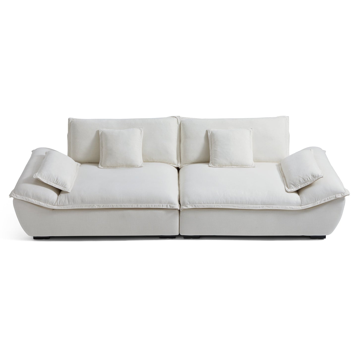 Casper Sailboat Fabric Sofa-Beige
