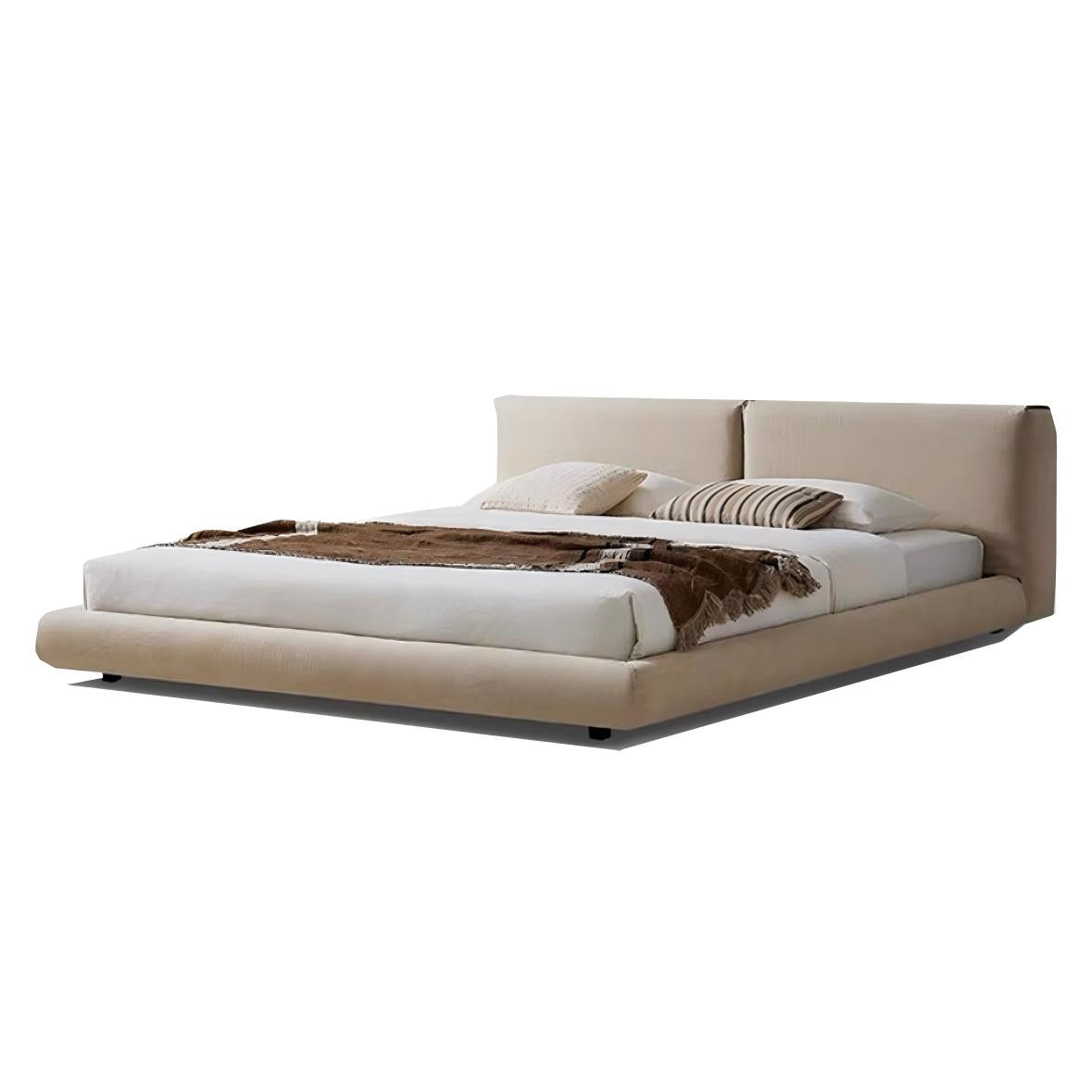 Donut Nap Fabric Bed-Khaki