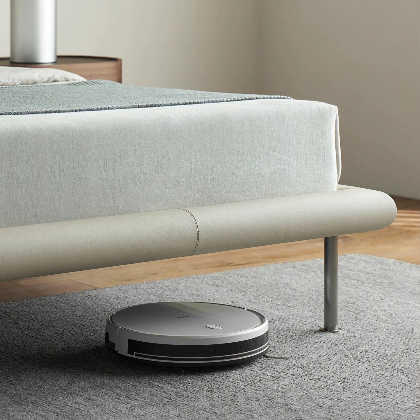 Choco Swirl Leather Bed-Beige
