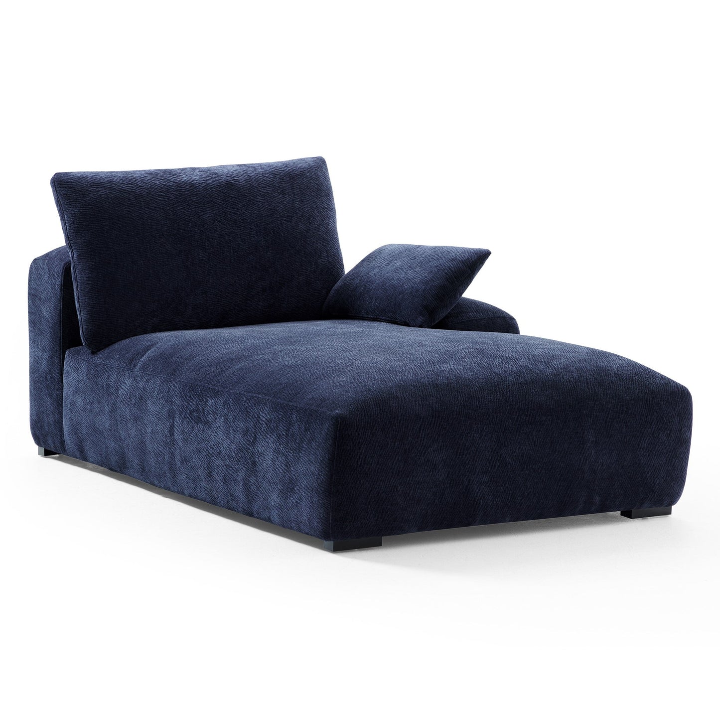 The Empress Navy Blue U Shaped Sectional-Navy Blue