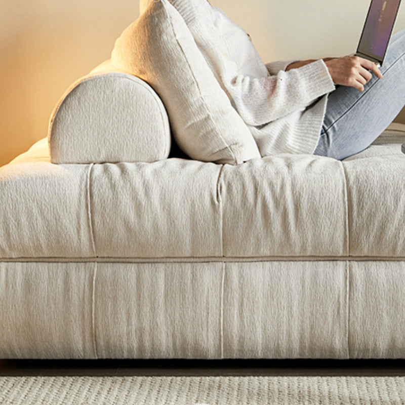 Block Modular White Sectional-White