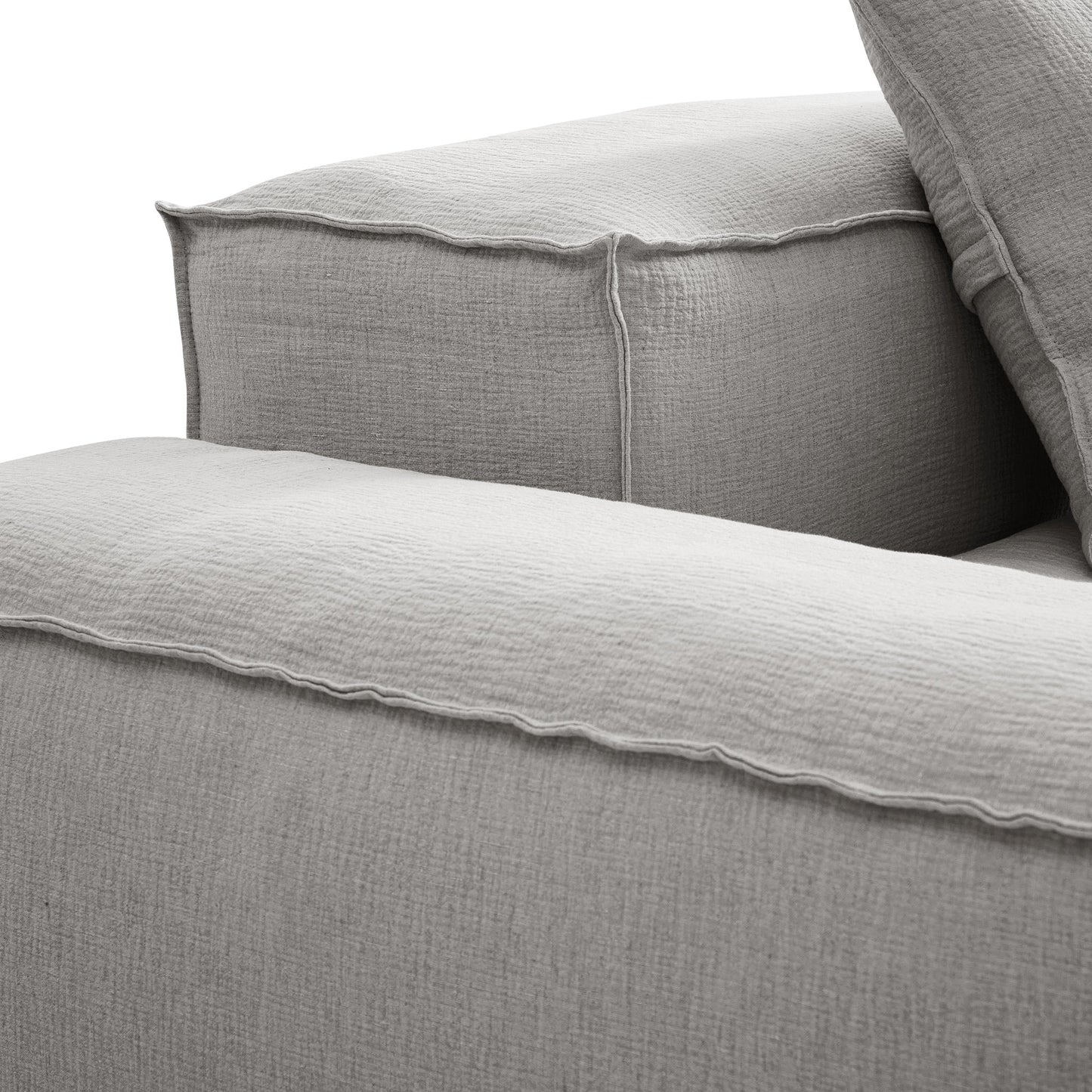 Freedom Modular Khaki Accent Armchair-Gray