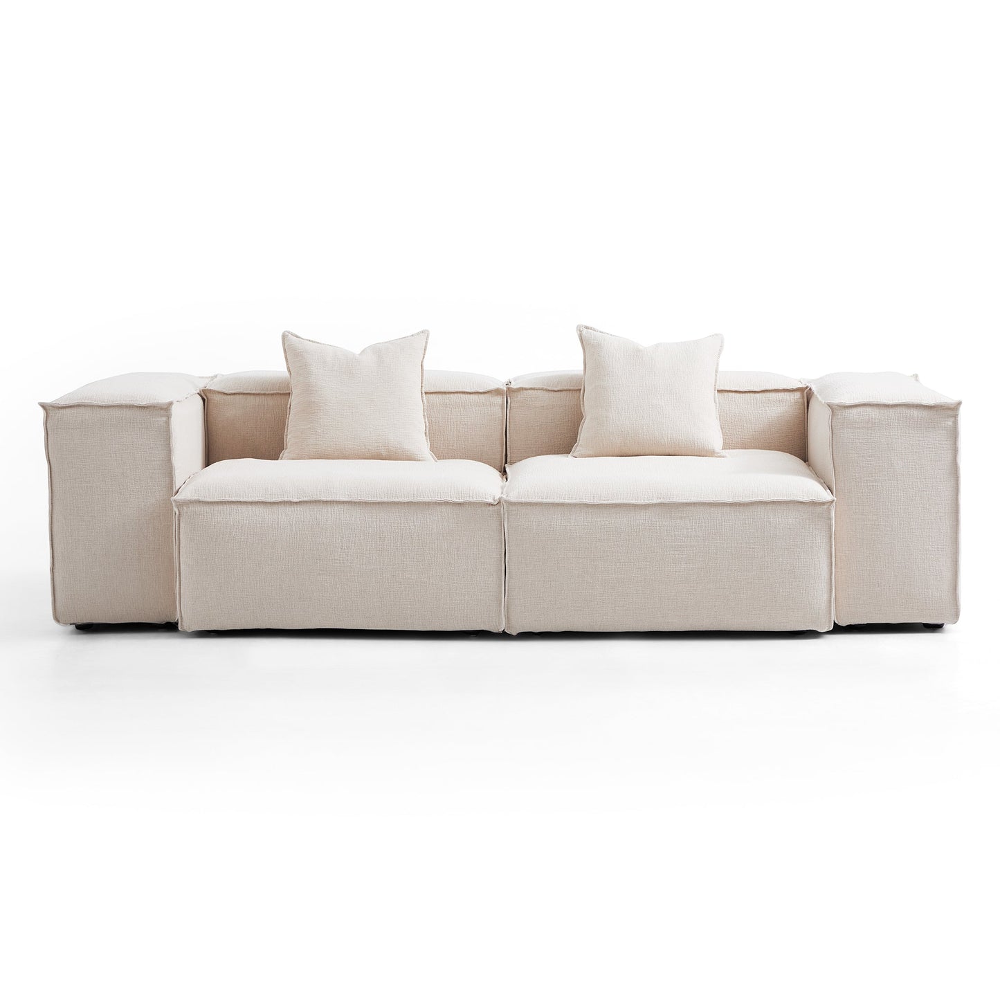 Modular Khaki Freedom Sofa-Khaki-High-106.3"