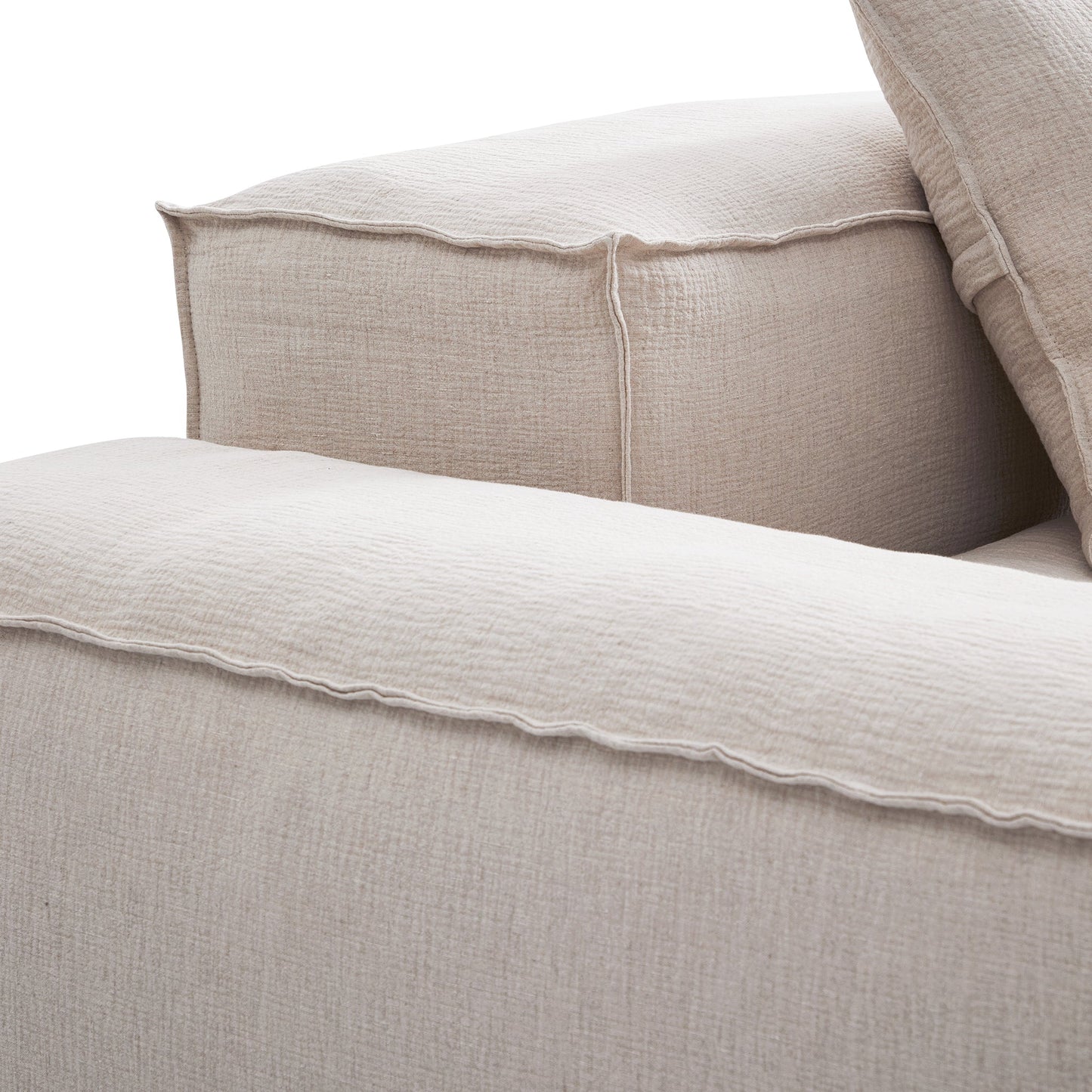 Freedom Modular Khaki Accent Armchair-Khaki