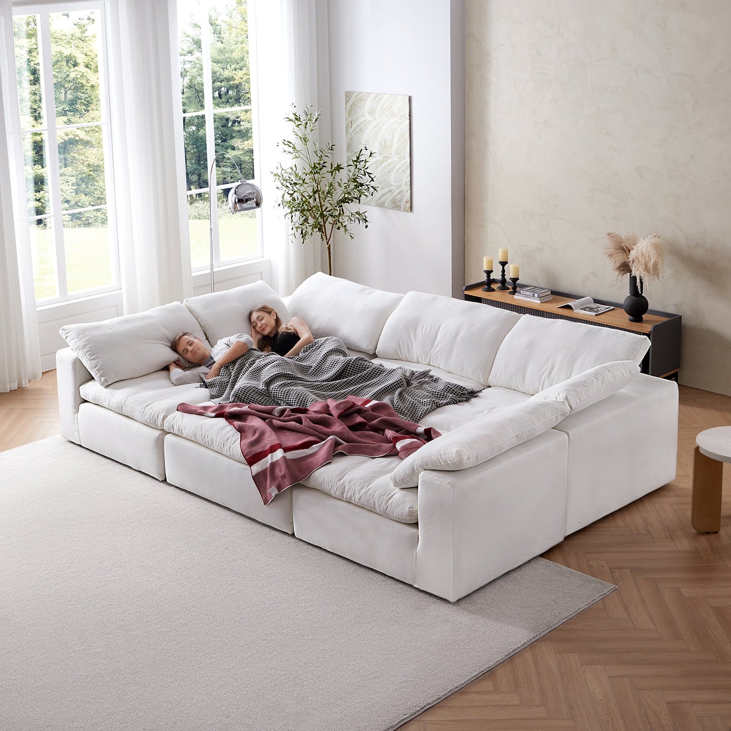 Tender Wabi Sabi Sofa Bed-White
