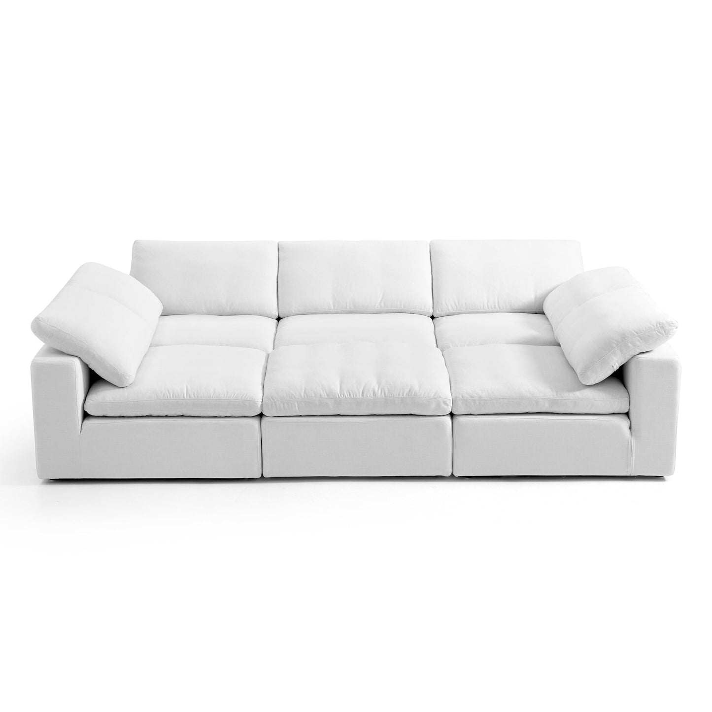 Tender Wabi Sabi Sofa Bed-White-128.0"