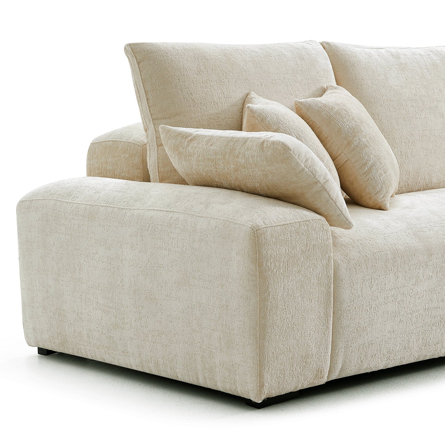 The Empress Gray Sofa Set-Beige