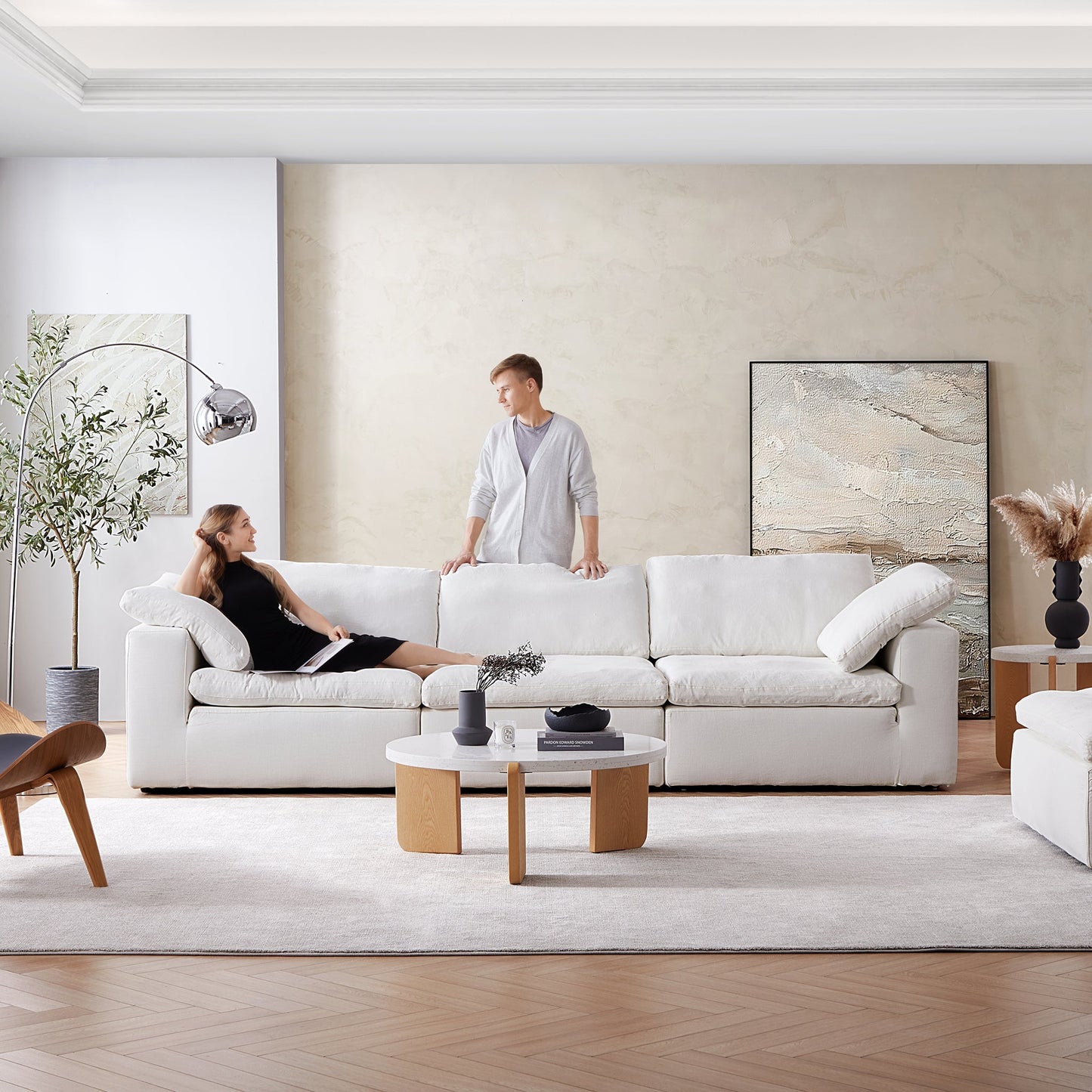 Tender Wabi Sabi Sofa-White