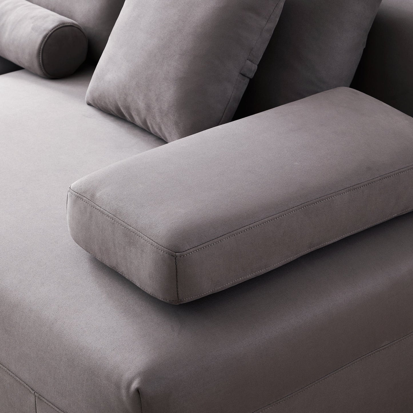 Composition Wabi Sabi Gray Sofa-Gray