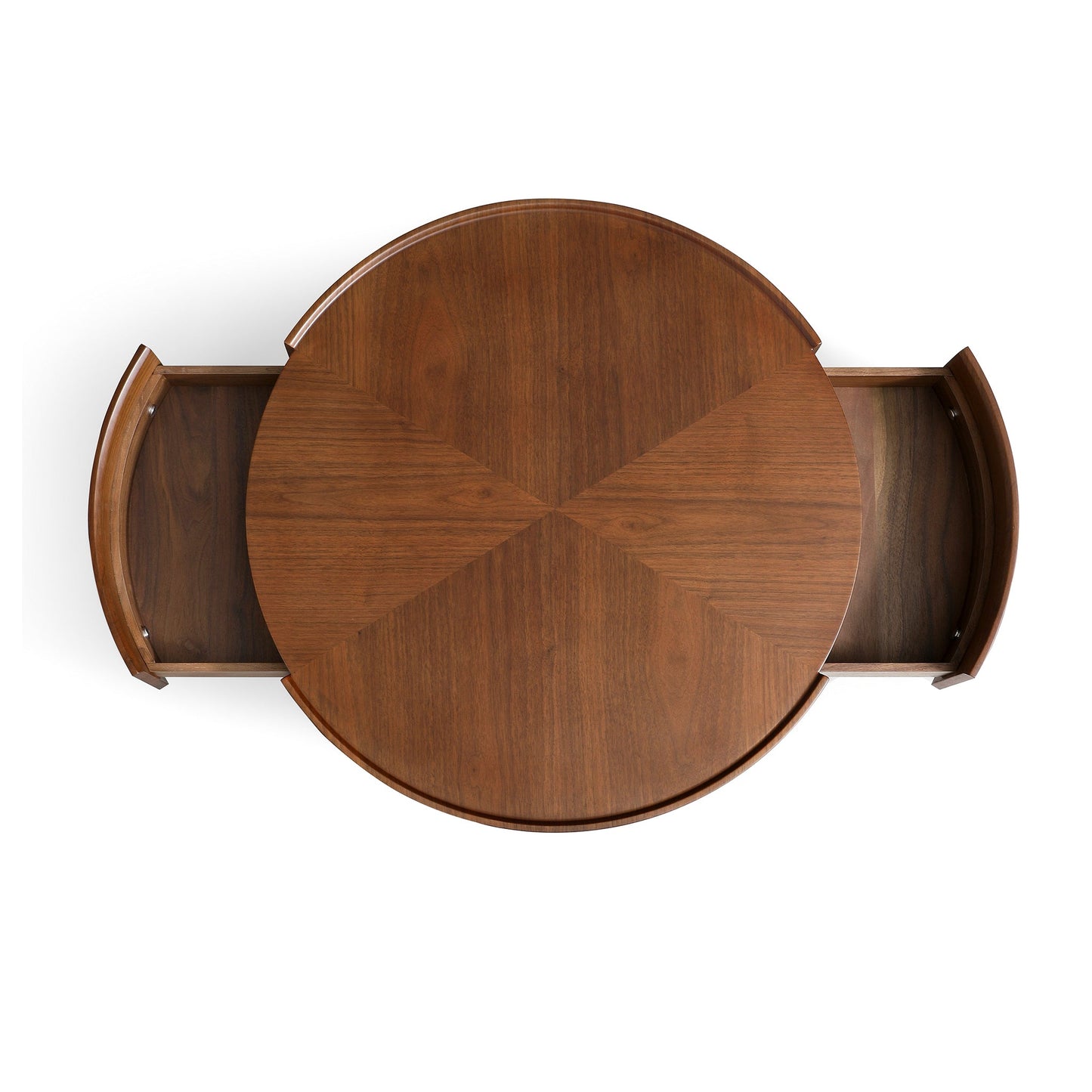 Caleb Round Coffee Table-35.4″